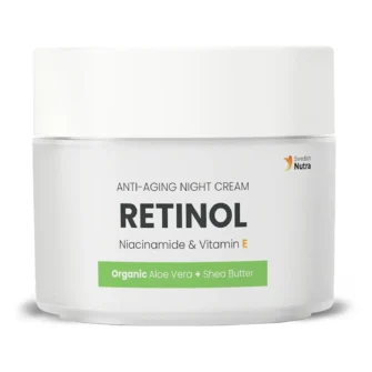 Crema de noapte cu retinol si niacinamide pentru fata swedish nutra